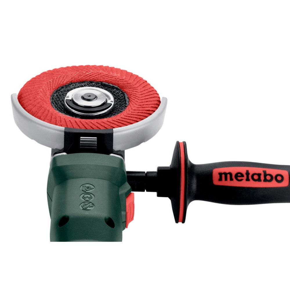 Metabo 18V Brushless Flathead Angle Grinder W Brake, Speed, Lock Nut - Bare Tool