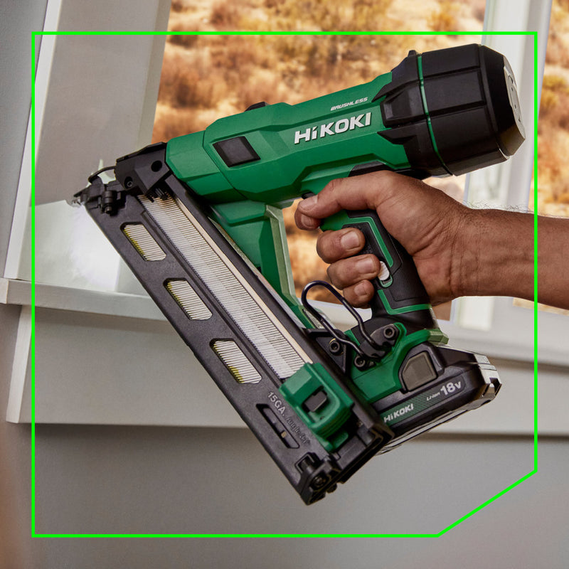 HiKOKI 18V Gasless 15G Angle Finishing Nailer Bare Tool - NT1865DAA(H4Z)