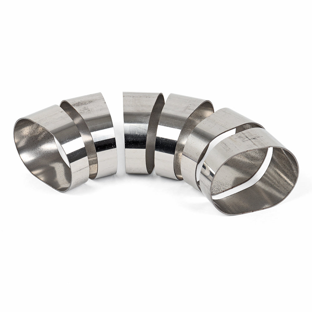 3.0" OD Pie Cut Kit Oval Tube Horizontal 304SS Stainless Steel
