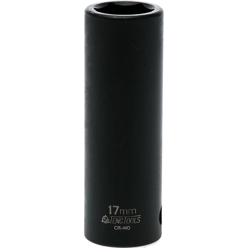 Teng 1/2in Dr. Deep Impact Socket 17mm Ansi