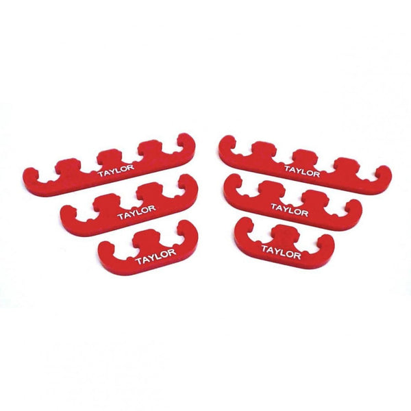 TAYLOR IGNITION HT LEAD SEPARATOR KIT - 8mm CLIP STYLE (RED) #42820