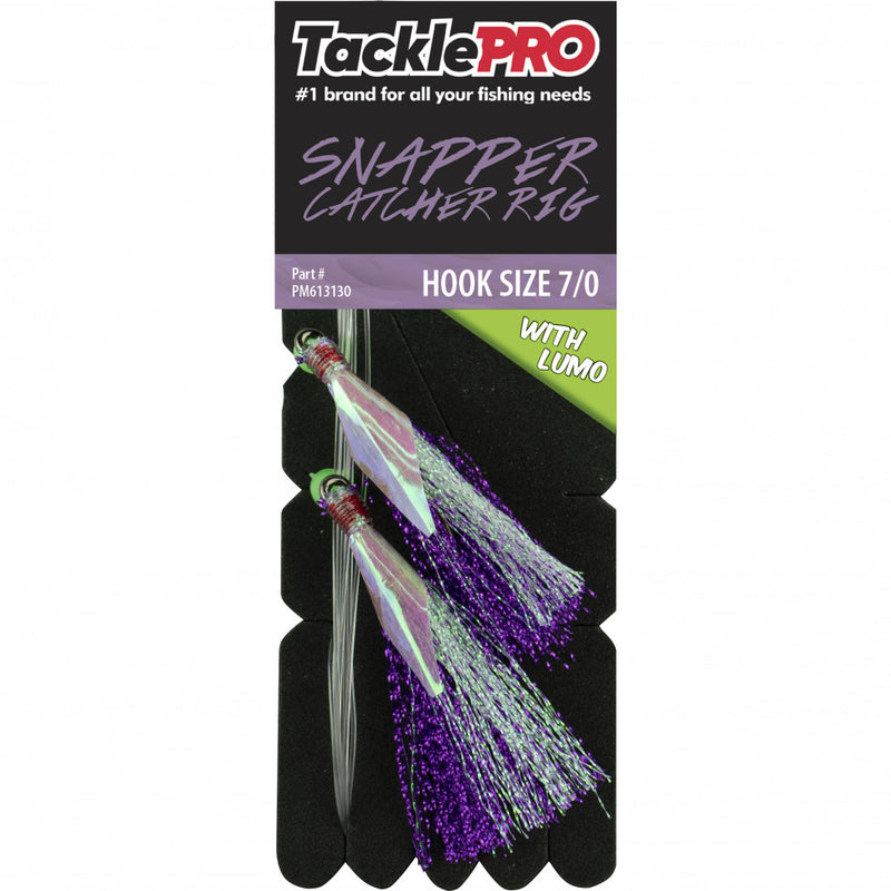 Tacklepro Snapper Catcher Purple & Lumo - 7/0