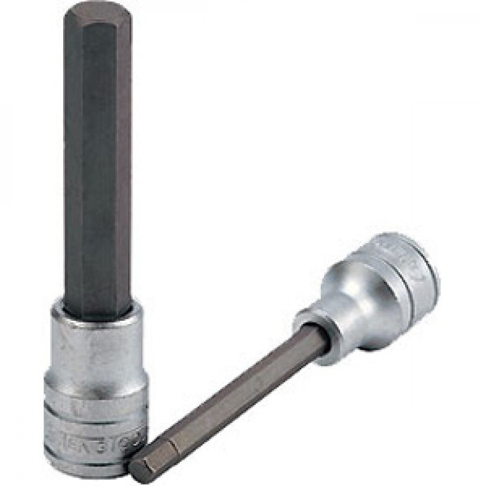 Teng 1/2in Dr. Bit Socket Hex 12mm x 100mm (L)