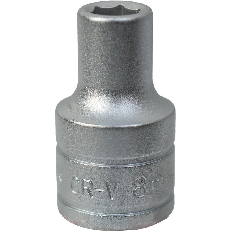 Teng 1/2in Dr. Socket 8mm 6Pnt