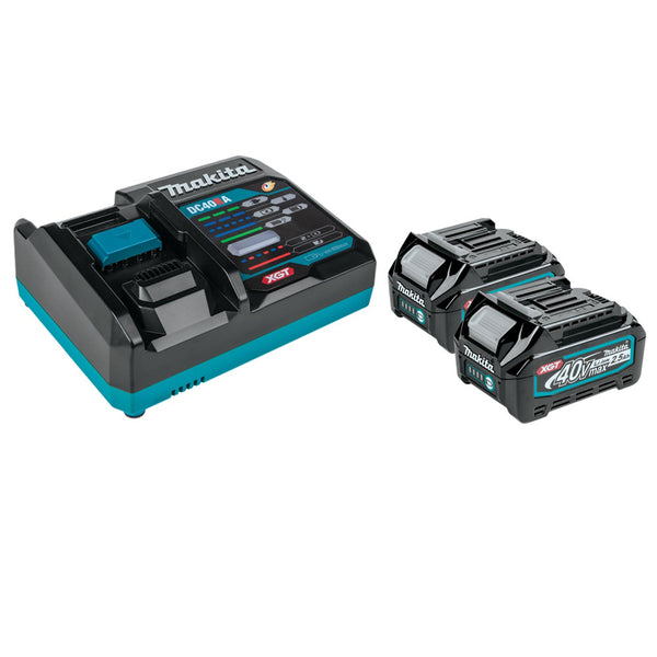 MAKITA 40Vmax XGT Battery And Charger Starter Pack (2.5Ah) 1913Y6-3