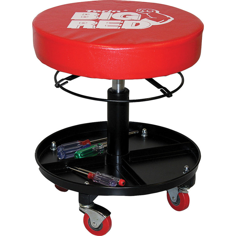 Creeper Seat Round Adjustable Storage Tray 4-Castors TR6201C