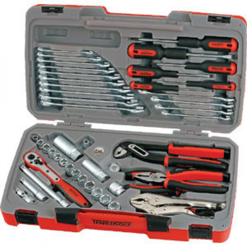 Teng 48Pc 3/8in Dr. Mm/Af Socket & Tool Set