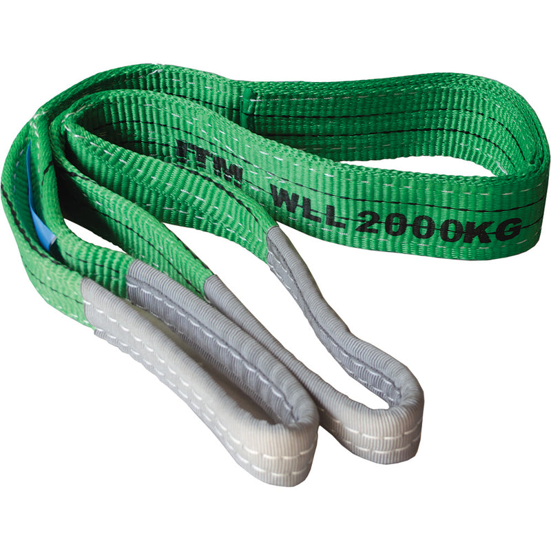 ITM Flat Web Lifting Sling - 2Ton - 10M Length