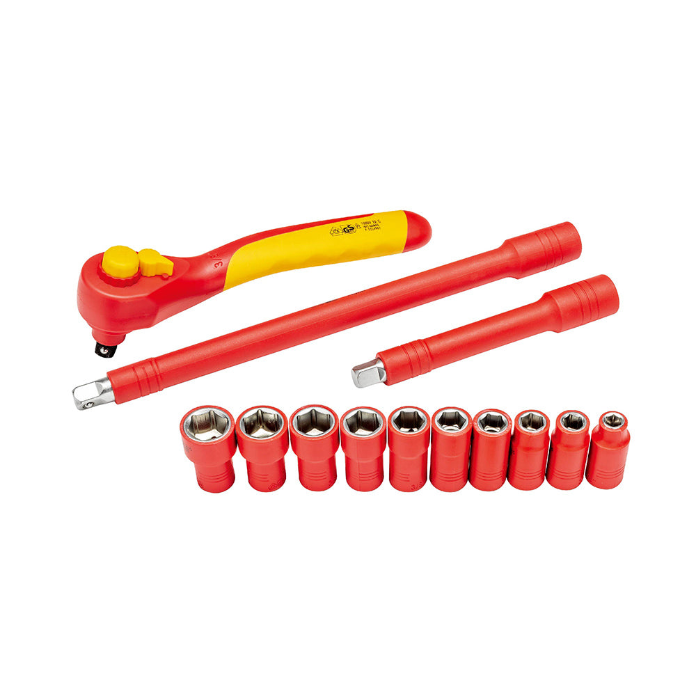 Powerbuilt 3/8" Dr 13pc VDE Socket Set W/Storage Case