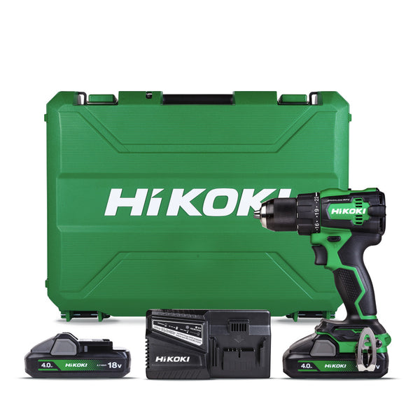 HiKOKI 18V Brushless 13mm 70Nm Driver Drill Kit