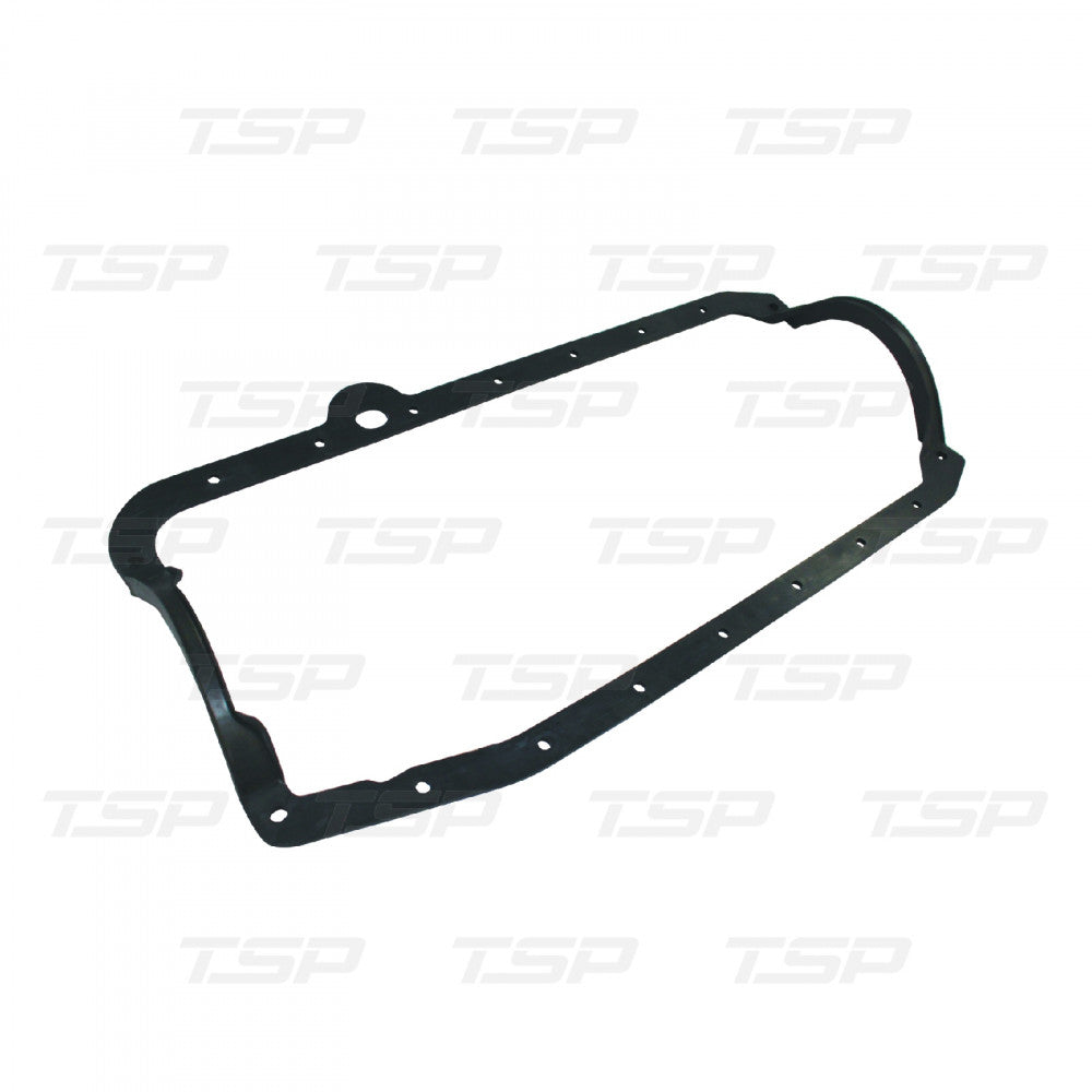 TSP SUMP/OILPAN GASKET RIGHT HAND SIDE(CHEV SB) 80-85 (BLACK NEOPRENE)