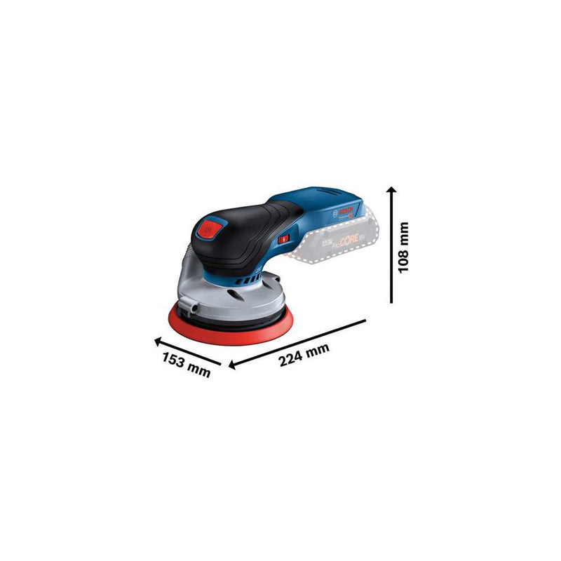 Bosch 18V 125mm RO Sander Bare Tool Only