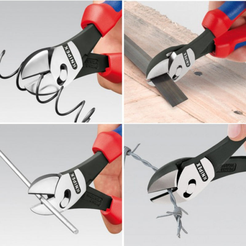 Knipex 180mm (7") Twin Force Diagonal Cutter