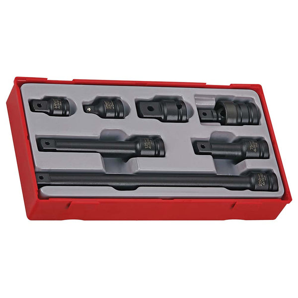 Teng Tools 7Pc 1/2in Dr. Impact Accessories Set (Din)