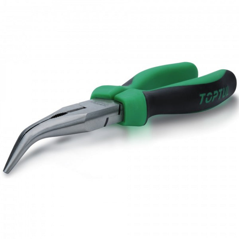 Toptul Long Nose Plier 8" Bent