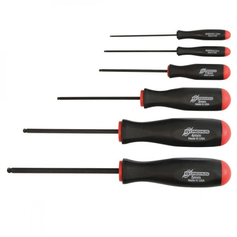 1.5mm-5mm Bondhus 5 Piece Prohold Screwdriver Set