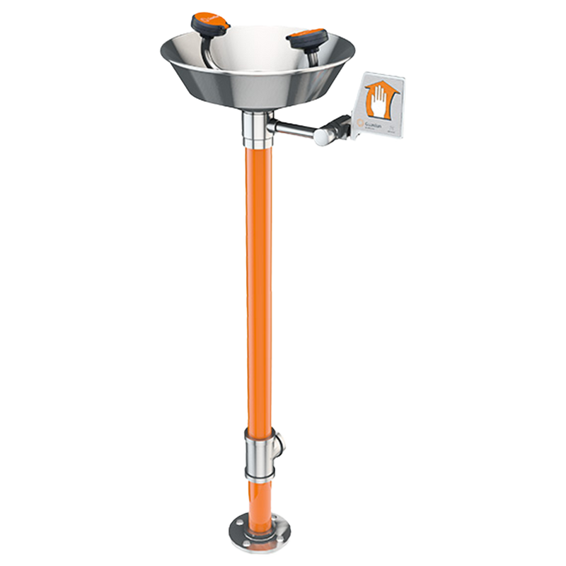Eye/ Face Wash, Pedestal Mounted SS
