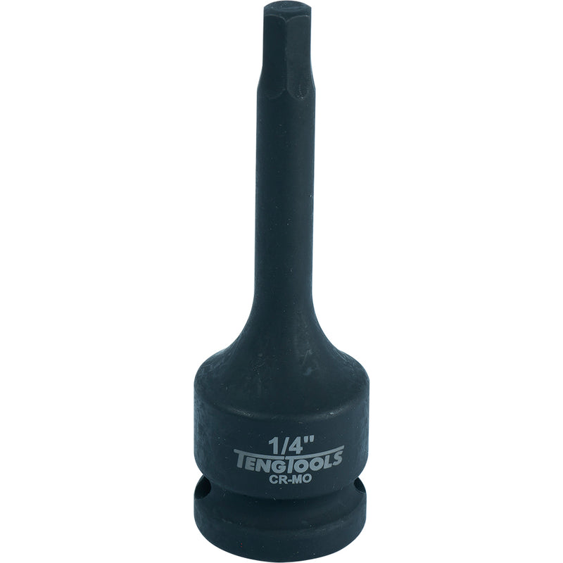 Teng 1/2in Dr. Hex Bit Impact Socket 1/4