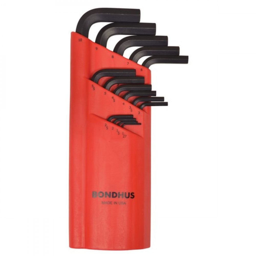 1.27mm-10mm Bondhus 15 Piece Ball End L-Wrench Set