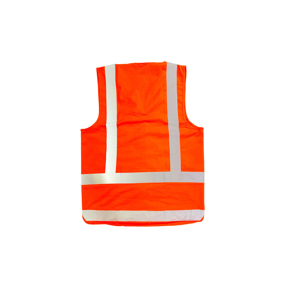 Orange HiViz Vest Transit SML - 5 Pack