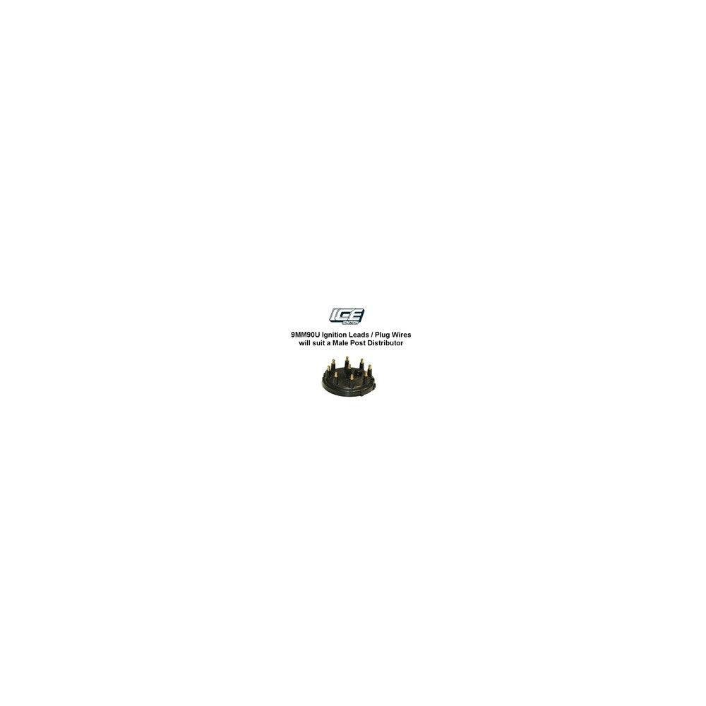 Ice Ignition Lead Set 9mm (Universal) - 90D - Black Set #803U/F