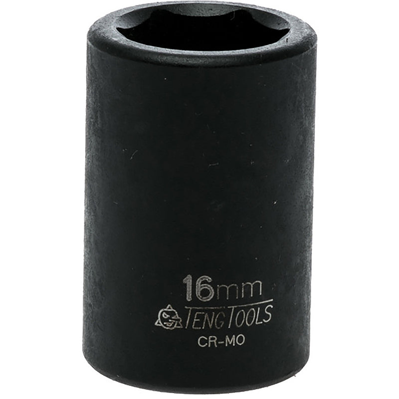 Teng 1/2in Dr. Impact Socket 16mm Ansi