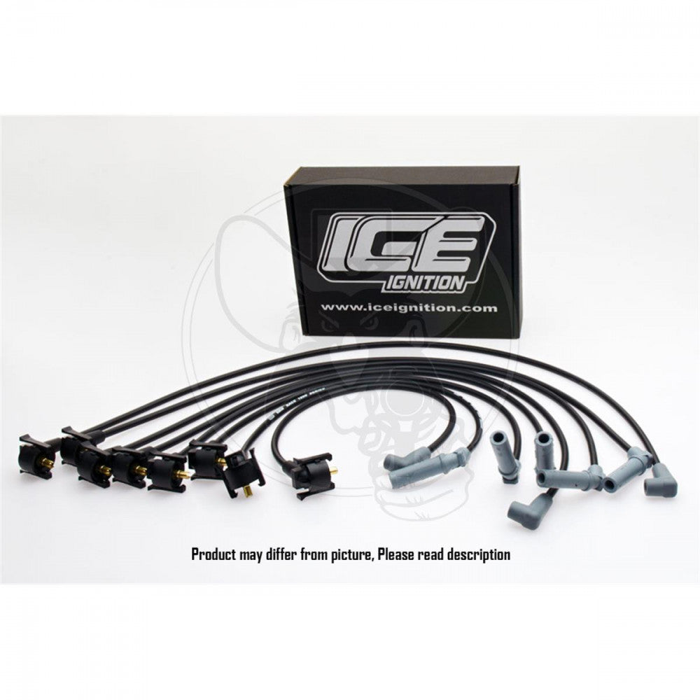 Ice Ignition Lead Set 9mm (Ford SB) 90D-30D-HEI Plug-Around V/Cover Each#9FOR803