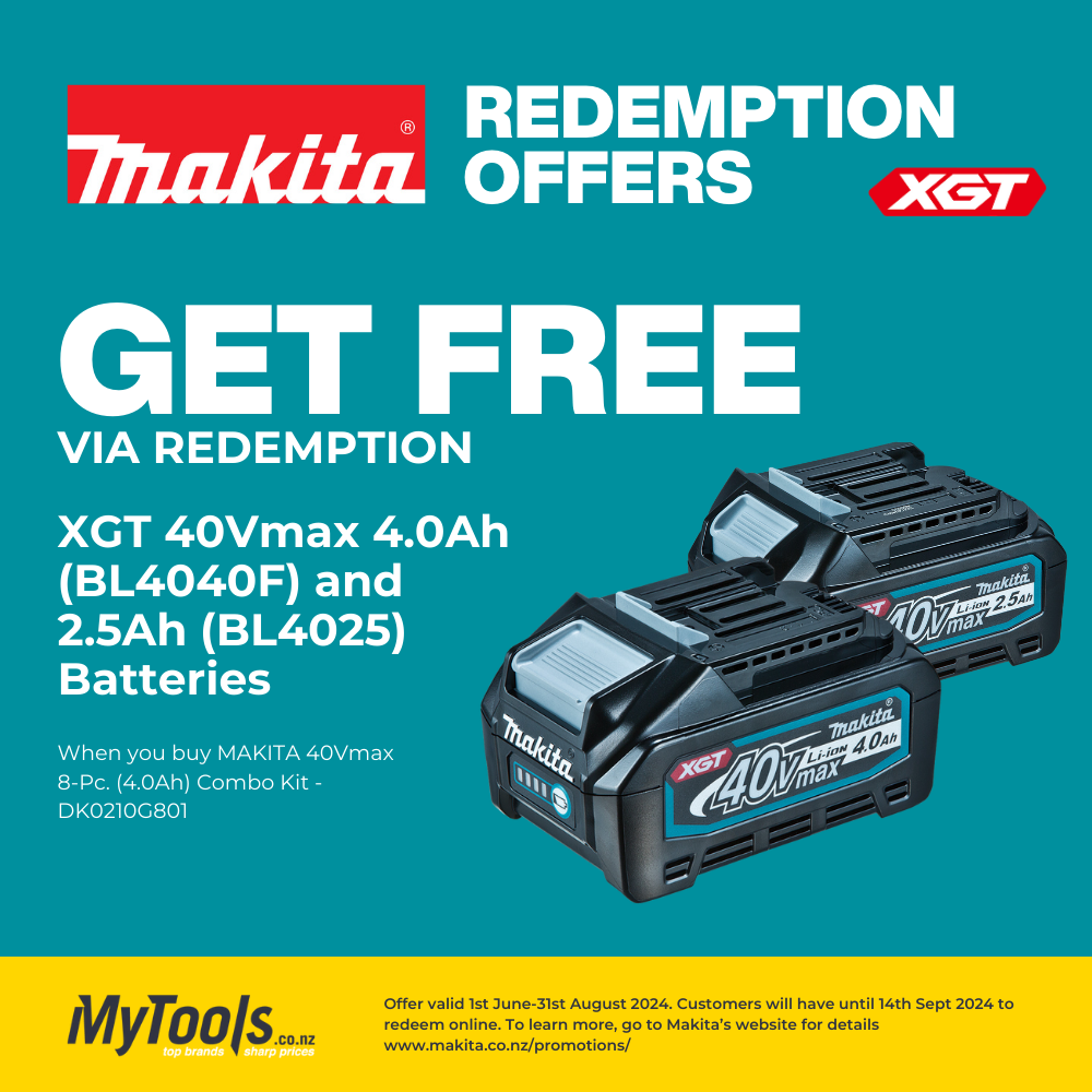 Makita 40Vmax Brushless 8-Pc.Combo (4.0Ah) Kit DK0210G801