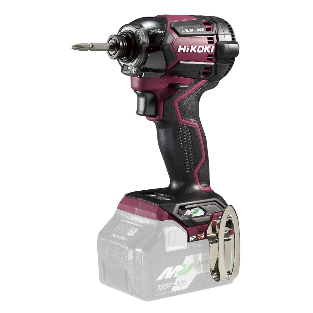 LIMITED EDITION JDM HiKOKI 36V Gen 3 Triple Hammer Impact Driver RED Bare Tool