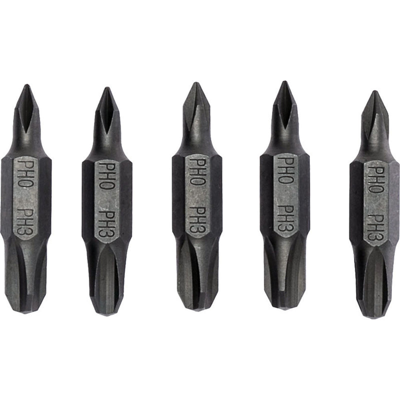 Teng 5Pc 32mm Dbl-End Bit Ph#1 x Ph#2