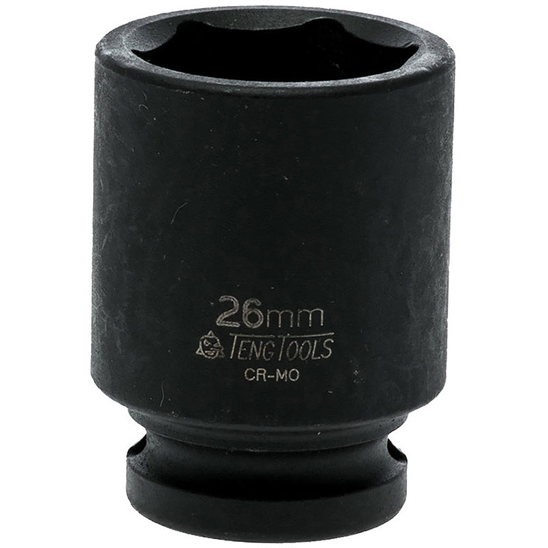 Teng 1/2in Dr. Impact Socket 26mm Din