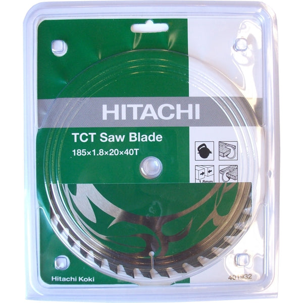 HIKOKI & Hitachi TCT SAW BLADE 185 x 20mm