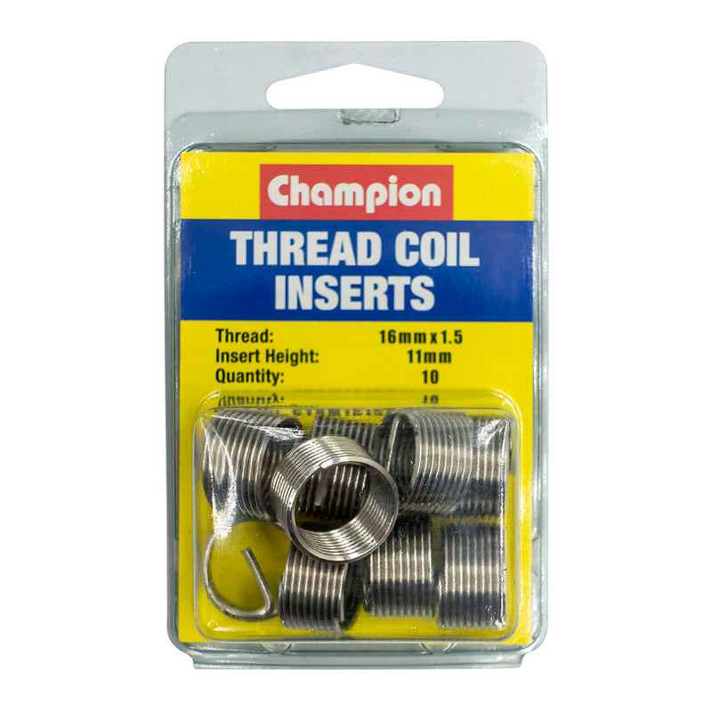 Champion M16 x 1.50 x 11mm Thread Insert Refills - 10 Pack