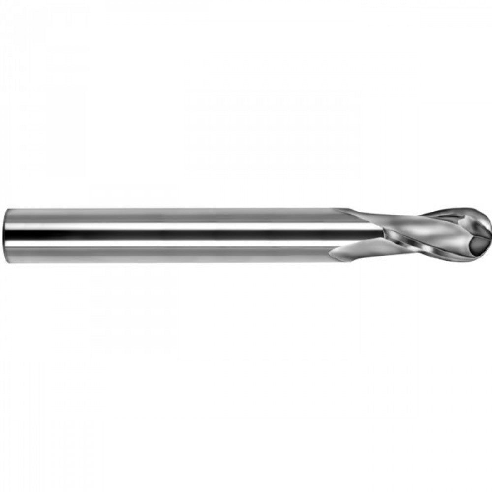 2mm 2 Flute Ball Nose Carbide Slot Drill