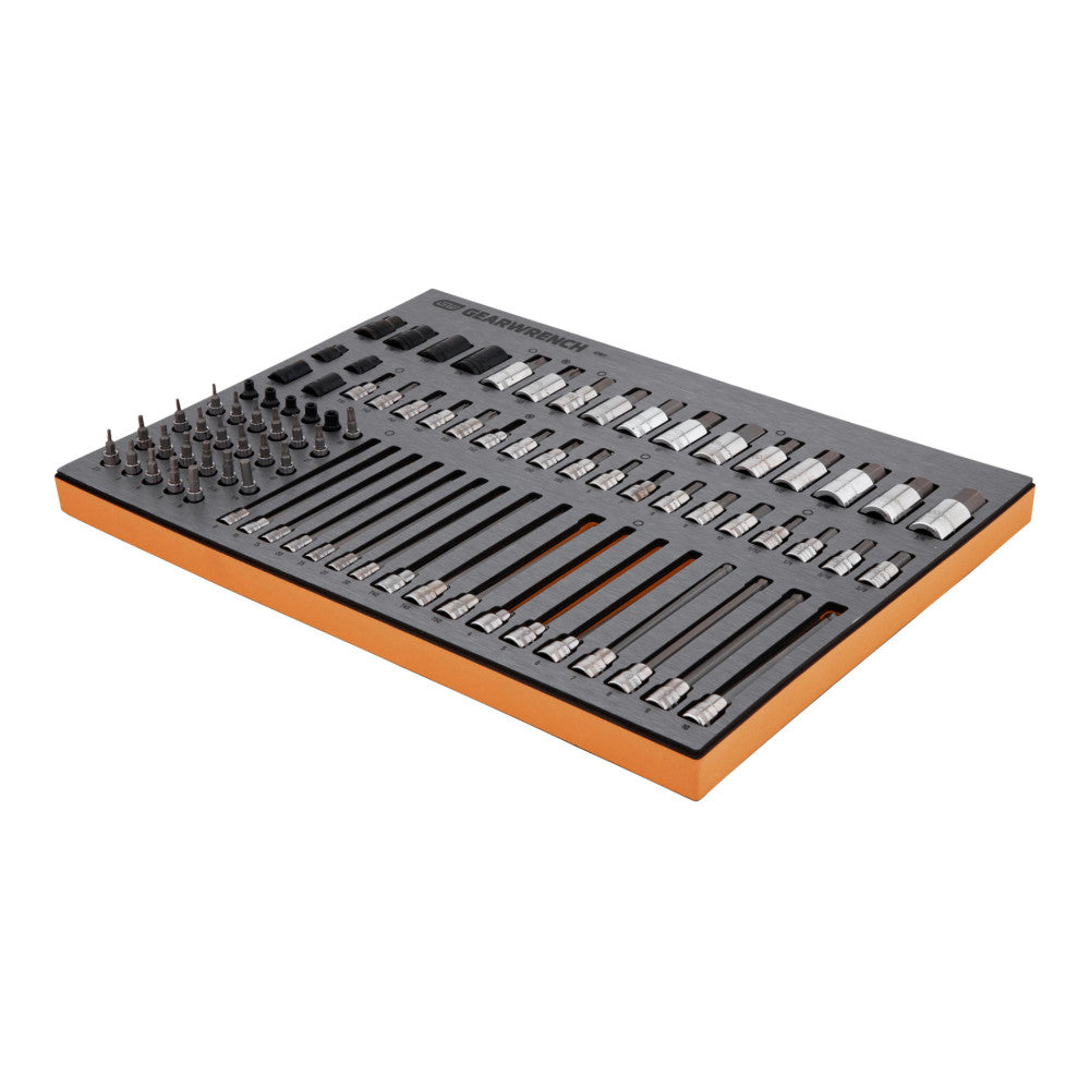 GEARWRENCH 84Pc 1/4, 3/8 & 1/2 in. Drive Bit Socket Set In EVA Tray