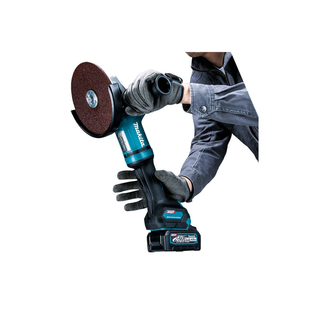 Makita 40Vmax XGT Brushless 180mm (7") Paddle Switch Angle Grinder - KIT