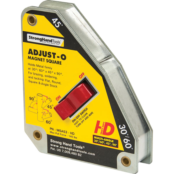 Stronghand Adjust-O Magnet Square Heavy Duty 65Kg