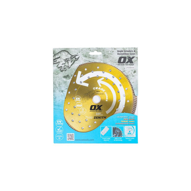 OX Premium Turbo Segmented Blade 230mm - Universal/Hard