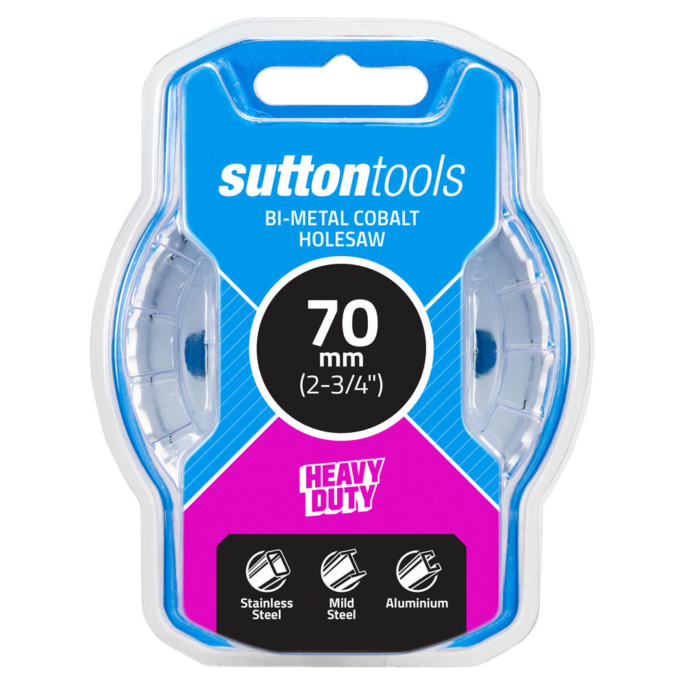 70mm Sutton Tools Bi-Metal Cobalt Holesaw