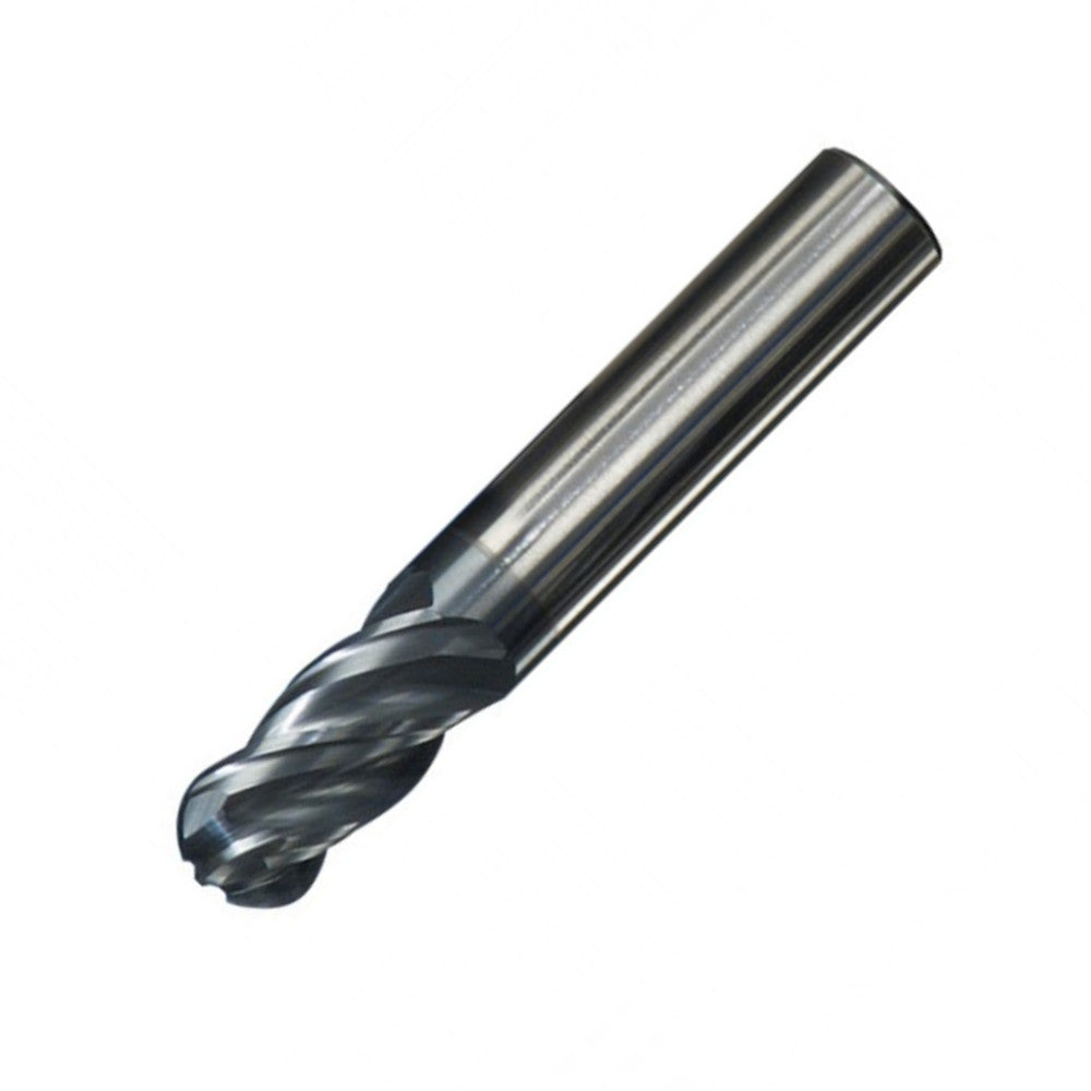 10mm Z-Carb AlTiN Ball Nose 4 Flute Carbide Endmill 22x72 #46345