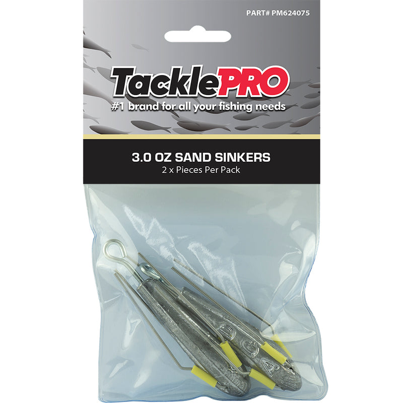 Tacklepro Sand Sinker 3.0Oz - 2Pc