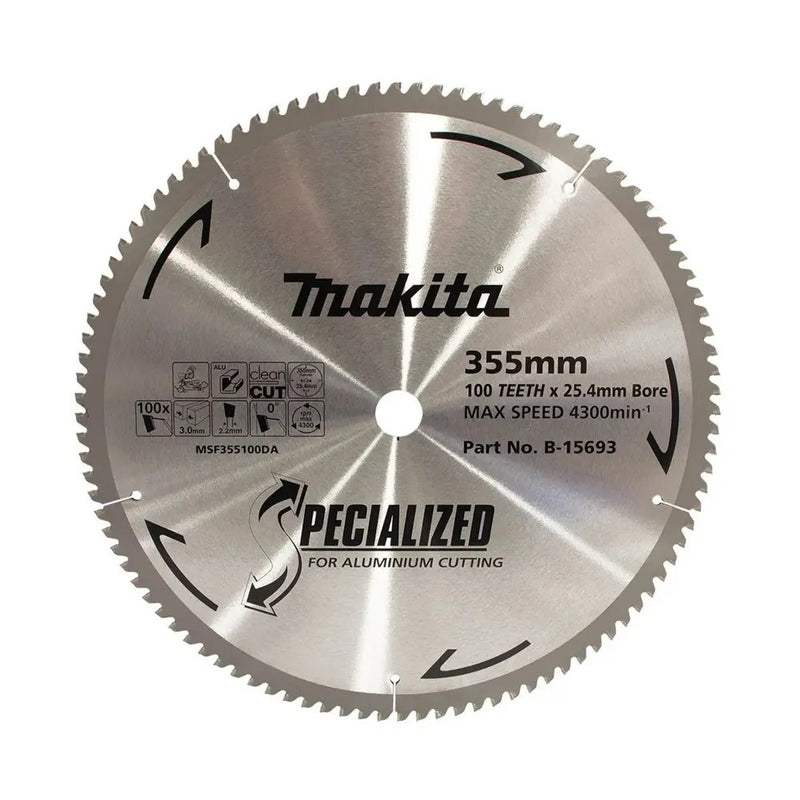 Makita Saw Blade TCT Aluminium 355mm 100T