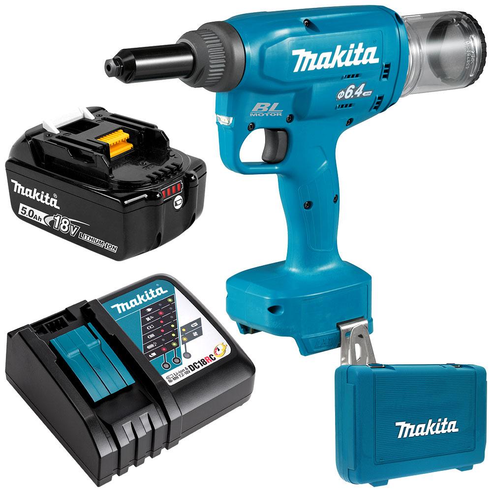 MAKITA 18V LXT Brushless 4.8-6.4mm Rivet Gun KIT