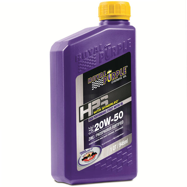 20W50 Engine Oil Royal Purple HPS With Synerlec (1Qt/946mls) BOX OF 6