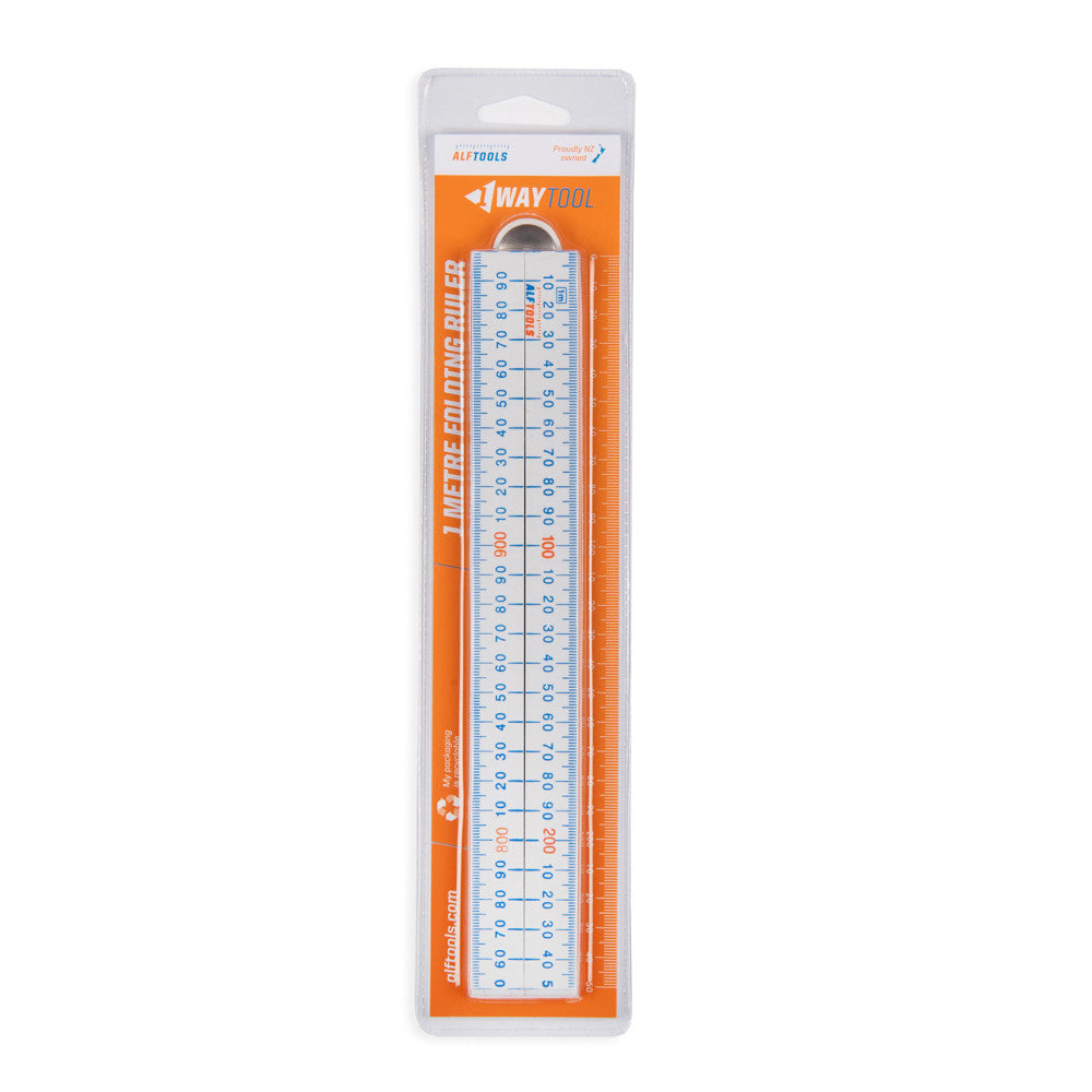 Alf Tools 1 Way Tool 1m Folding Ruler