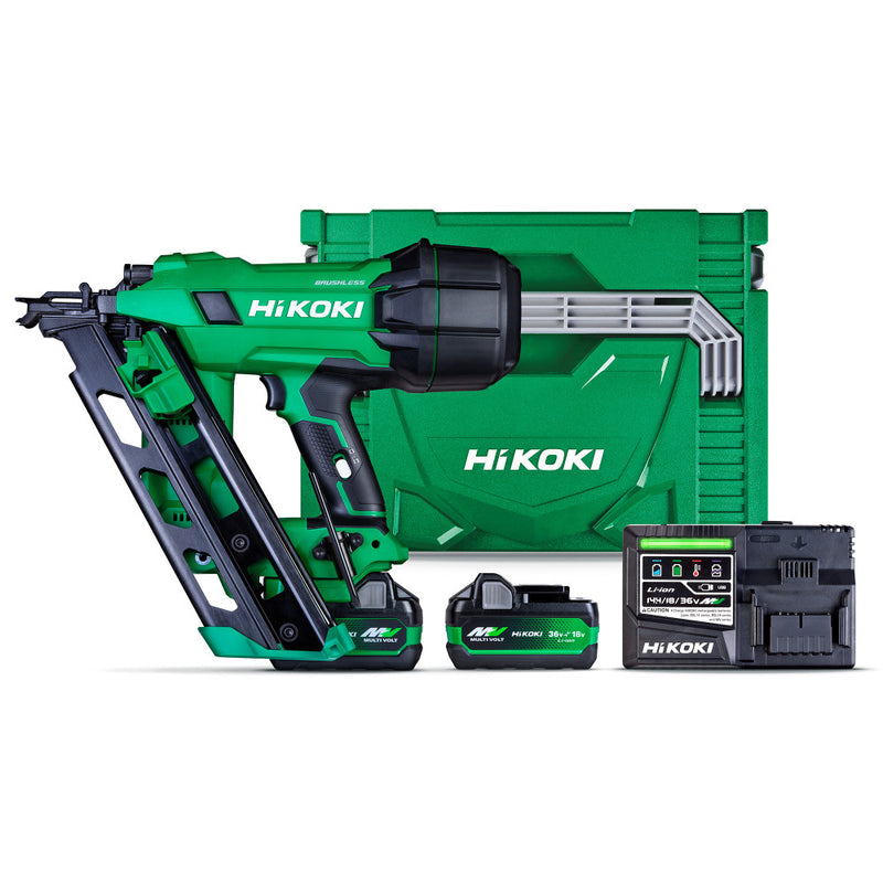 HiKOKI 18V Gasless 90mm Framing Nailer Kit - NR1890DCA(GMZ)