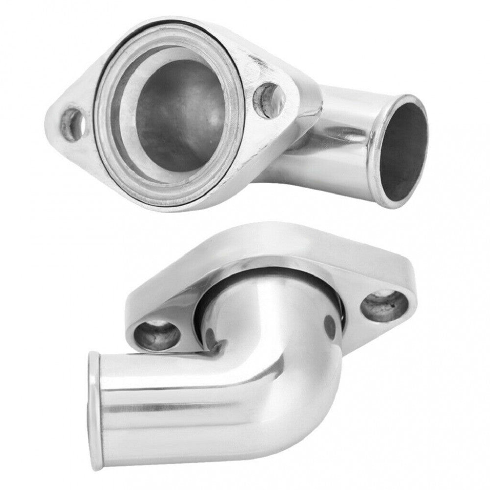 AFTERBURNER Water Neck (Chev SB) - 90 Deg / Swivel - Polished Alloy Each #8456
