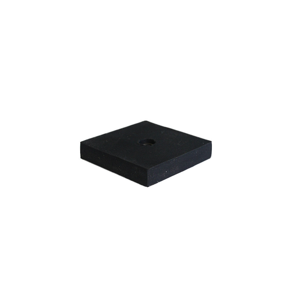 Rubber Encased Neodymium Block Magnet 32mm x 32mm x 6mm - 5.5mm Hole