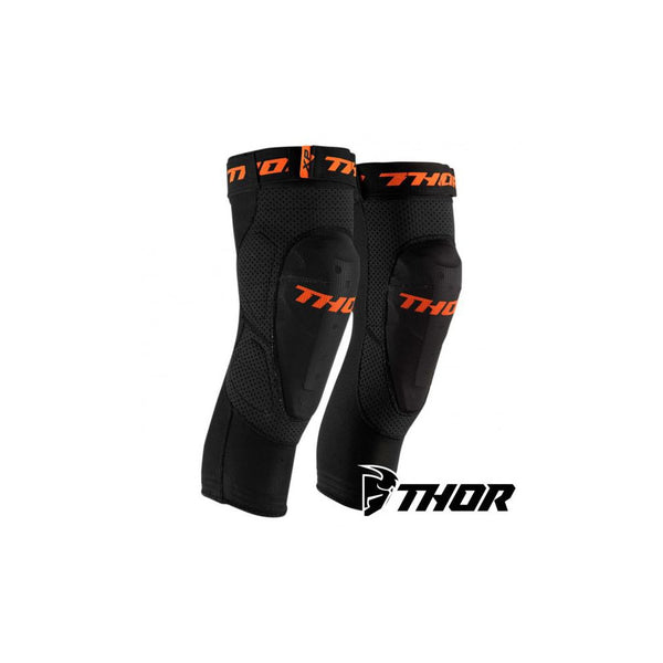 Thor Comp Xp Elbow Guards Soft Impact Protector Mounted In Fabric Sleeve Fits Un