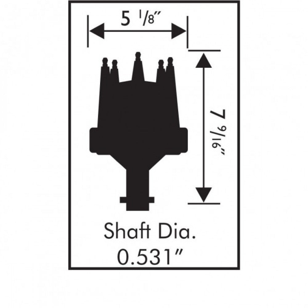 MSD FORD FE PRO-BILLET DISTRIBUTOR